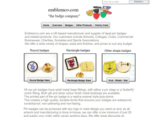 Tablet Screenshot of emblemco.com